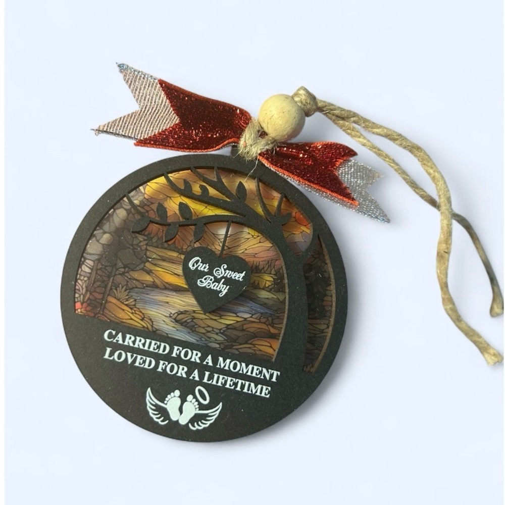 Memorial Ornament - “Our Sweet Baby” Keepsake 🕊️